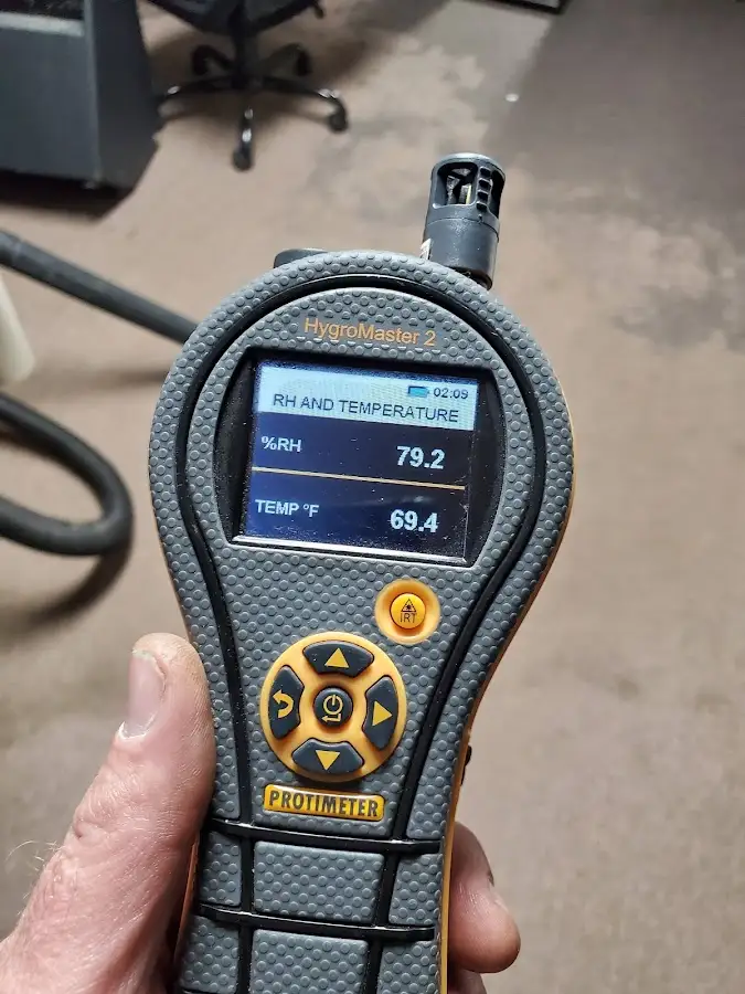 Moisture meter humidity assessment for Mold Remediation & Removal in Fort Madison